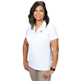 RU Polo White with Roadrunner logo