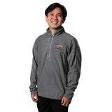 Pearl Grey 1/2 Zip Microfleece Pullover