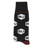 RU Roseman Hexagon Logoed Socks