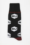 RU Roseman Hexagon Logoed Socks