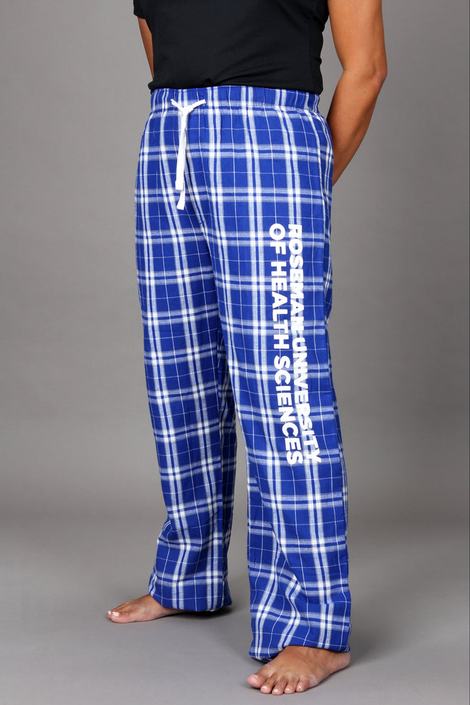Plaid Flannel Blue or Fuschia Pajama Pants – Roseman University Online Store