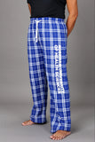 Plaid Flannel Blue or Fuschia Pajama Pants