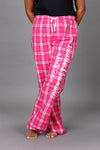 Plaid Flannel Blue or Fuschia Pajama Pants