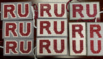 Diamond Dots beaded signs, bookmarks, and tags